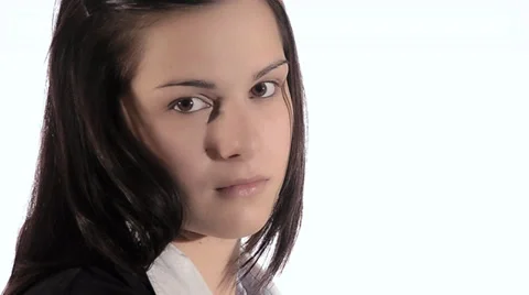 Sad girl Video stock 30391058