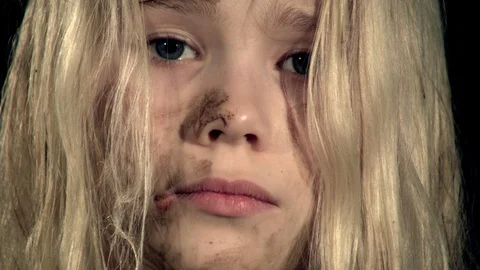 Sad Girl Stock Footage 128949533