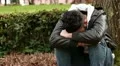 Sad guy at park HD Footage