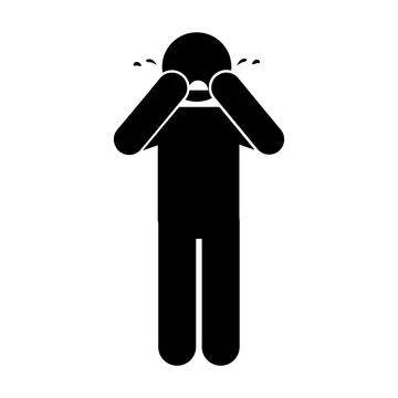 Sad Illustrazione stock