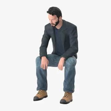 Sad Keanu 3D Model