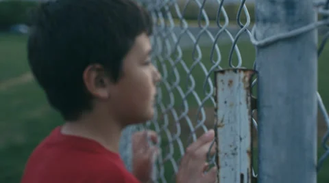 Sad, lonely hispanic boy Stock Footage 37408688