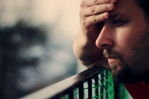 Sad man face Stock Footage 951873