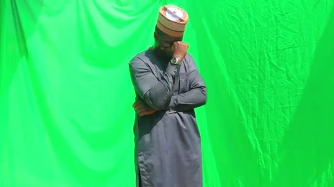 Sad Man Video stock 246116142