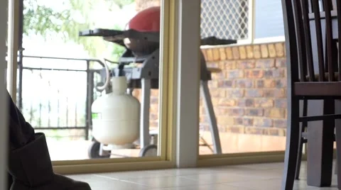 Sad Man by Window, Dolly Shot Stock Footage 40318067