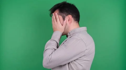 Sad man wrong Stock Footage 288762738