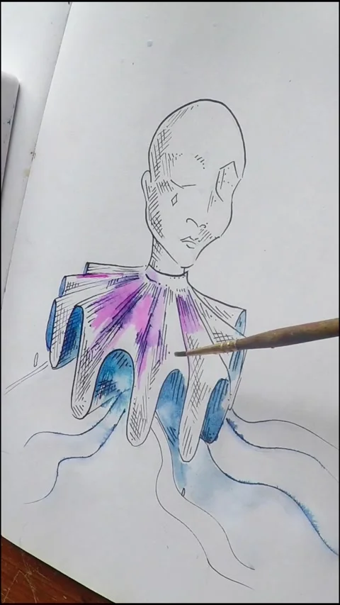 Sad mime Stock Footage 288615034