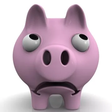 Sad mumps Illustrazione stock