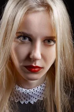 Sad pensive blond Фото