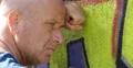 Sad People Disturbed Portrait Alone Stressed Worried Face Graffiti Painted Wall 4k or 4k+ Resolution