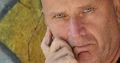 Sad People Disturbed Portrait Alone Stressed Worried Face Graffiti Painted Wall 4k or 4k+ Resolution