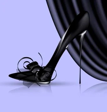Sad shoe Stock Illustration