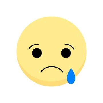 Sad Smile Stock Illustration
