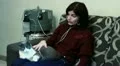 sad woman with lung cancer HD Footage