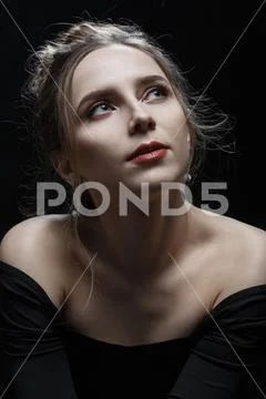 Sad woman pray Stock Photos