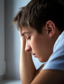 Sad Young Man Stock Photos
