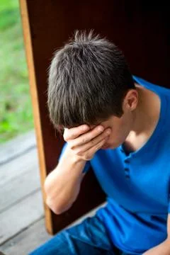 Sad Young Man Stock Photos