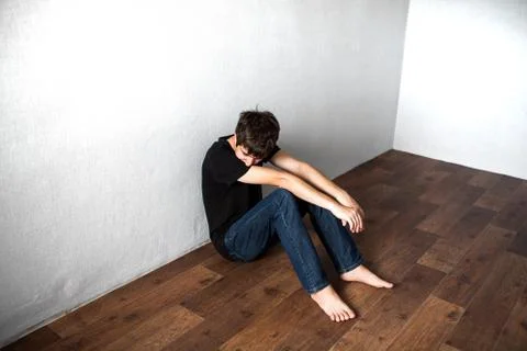 Sad Young Man Stock Photos