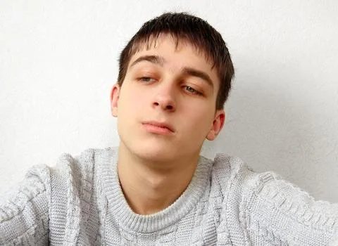 Sad Young Man Stock Photos