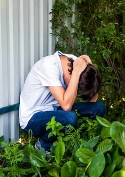 Sad Young Man Stock Photos