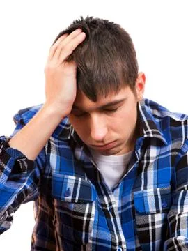 Sad Young Man Stock Photos