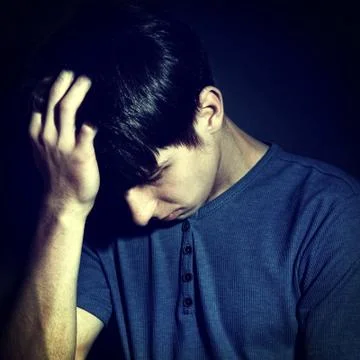 Sad Young Man Stock Photos