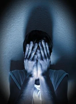 Sad Young Man Stock Photos