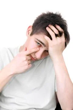 Sad young man Foto stock