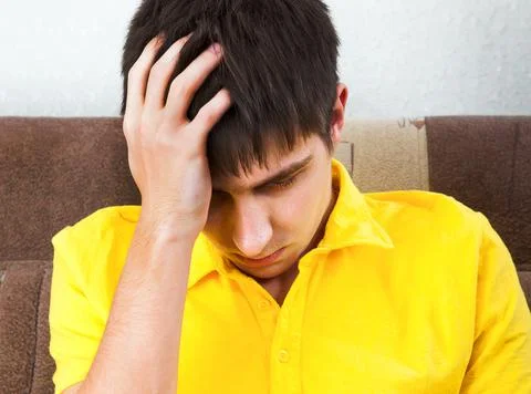 Sad Young Man Stock Photos
