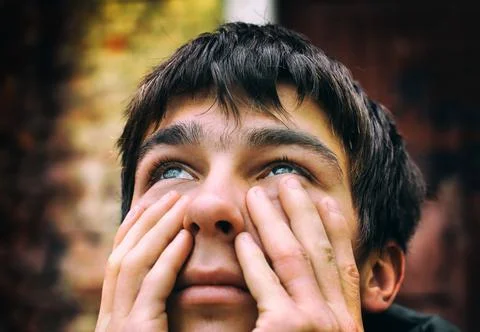 Sad Young Man Stock Photos