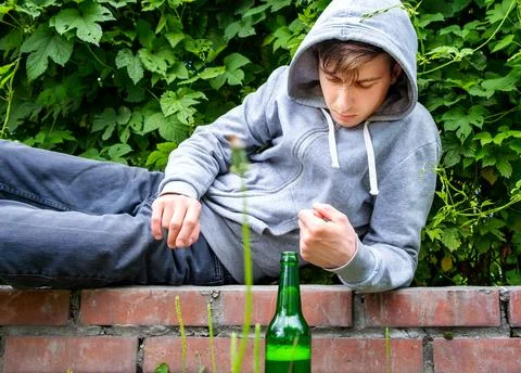 Sad Young Man Stock Photos