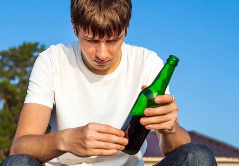 Sad Young Man Stock Photos