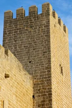 Sadaba castle Stock Photos