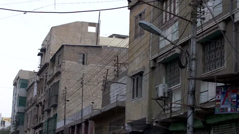 Saddar Old Building Karachi View Stock Footage 170122986