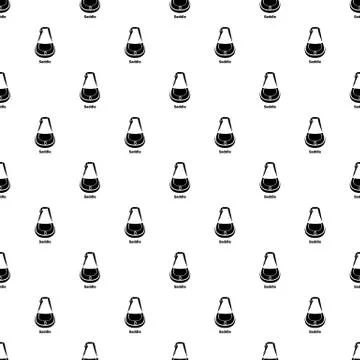 Saddle bag pattern vector seamless Illustrazione stock