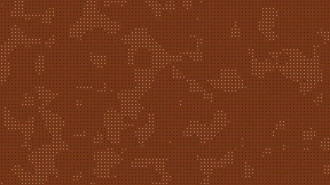 Saddle brown background with regularly spaced white dots halftone. Stock Footage 290086619