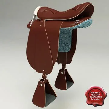 Saddle Icelandic 3D Model