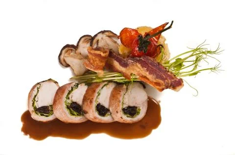 Saddle of rabbit Stock Photos