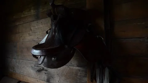 Saddle Slide Stock Footage 8962365