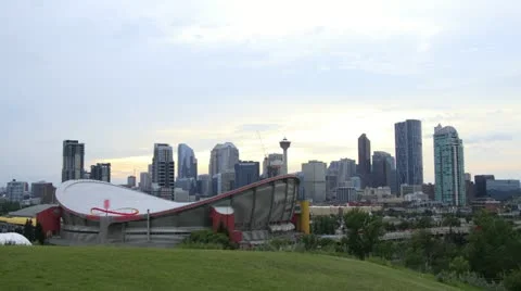 Saddledome Dusk Stock-Footage 11495603