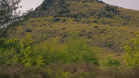 Saddleworth moors hill England Video stock 337565473