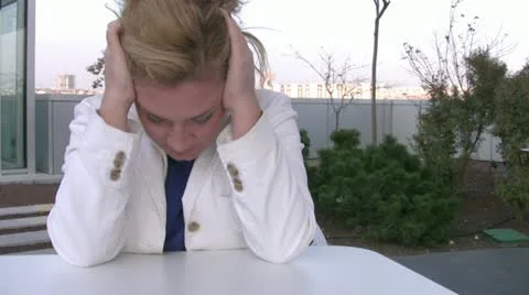 Sadness Stock Footage 12588556