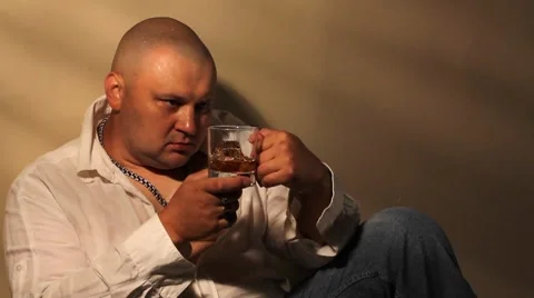 Sadness men Stock Footage 8607257