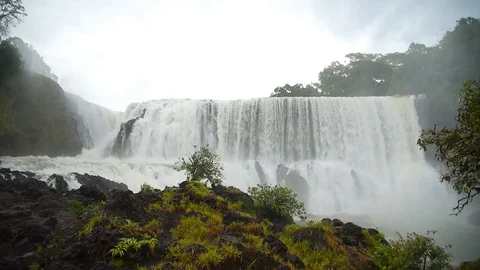 Sae Pong Lai waterfall Stock Footage 83981560