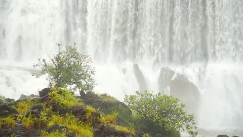 Sae Pong Lai waterfall Stock Footage 83983075