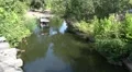 Safari boats touring in safari park HD Footage