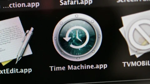 Safari, brrowser, Time Machine, Opera browser Stock Footage 103116341