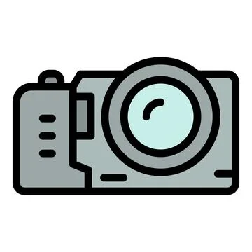Safari camera icon vector flat Stock Illustration