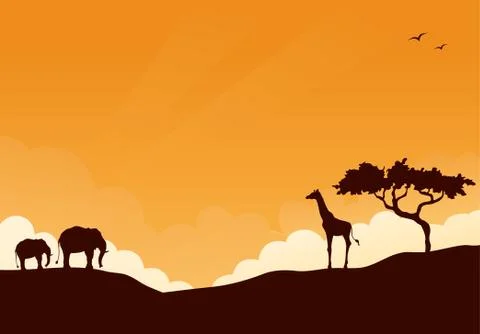 Safari Stock Illustration