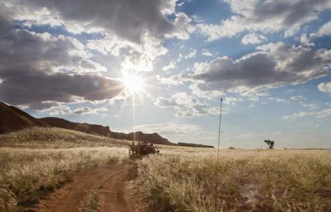 Safari in namibia Stock Photos